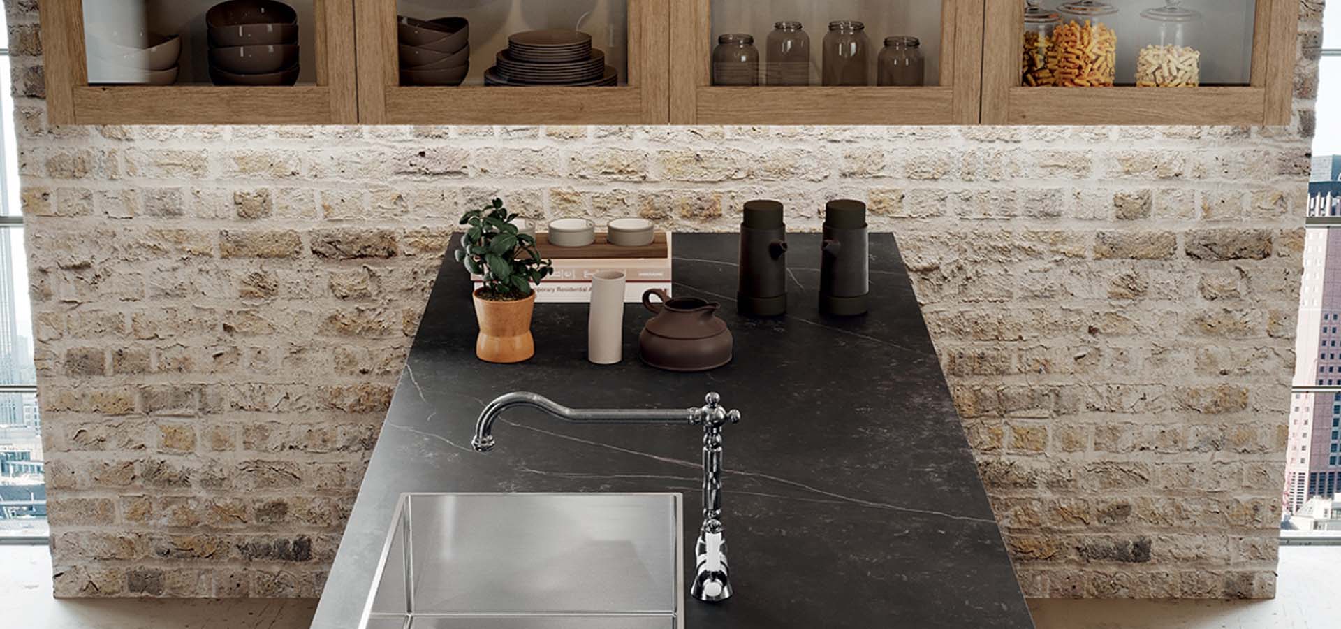 Arredo3-Cucina-Frida-8-piano-in-dekton - Righetti Mobili Novara